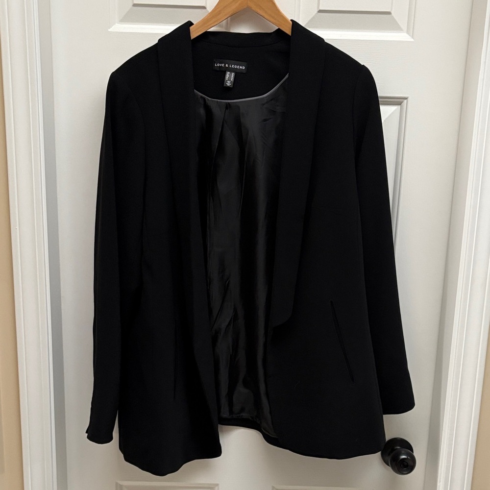 Love & Legend Classic Black Blazer